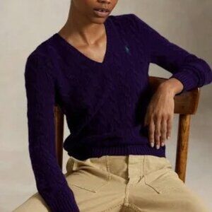 Polo Ralph Lauren 100% silk V-neck sweater